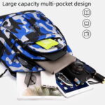 Boys 15.6" Laptop School Backpack – Travel & Bookbag for Teen Boys, Blue - Image 11