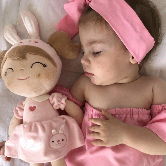 Soft Doll Baby Doll Girl Gifts Plush Bunny Dolls 14" with Gift Box - Image 4