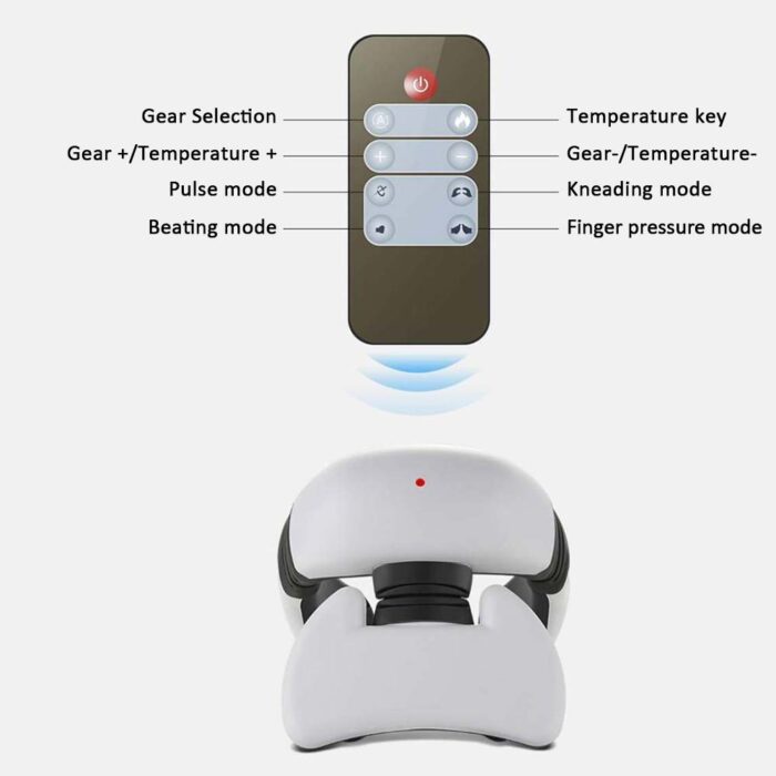 Smart Electric Pulse Back & Neck Massager – 4-Head Pain Relief & Cervical Therapy - Image 6
