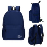 Unisex 18" School Backpack – Lightweight, Water-Resistant, Durable Daypack (Navy) - Image 5