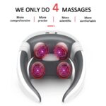 Smart Electric Pulse Back & Neck Massager – 4-Head Pain Relief & Cervical Therapy - Image 4