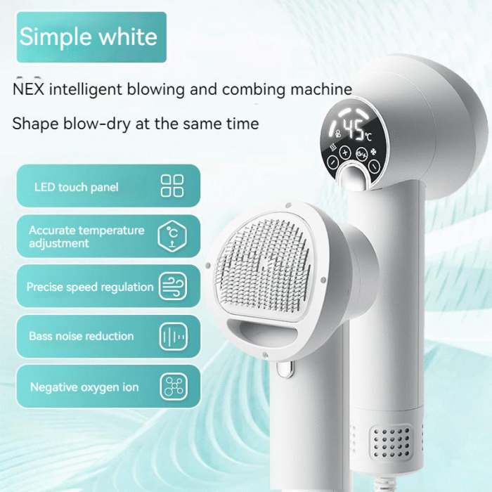 Smart Pet Hair Dryer & Comb – Silent, Safe Grooming for Dogs & Cats - Image 14