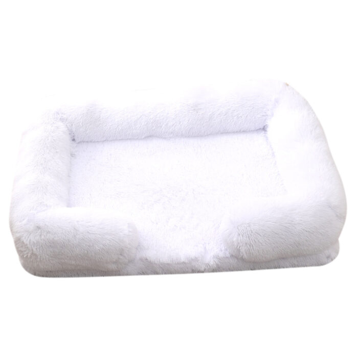 Plush round Pet Bed Dog Bed Winter - Image 7