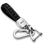 Chevrolet Camaro ZL1-1LE Leather Key Chain – Braided Rope Style, Official Licensed - Image 2