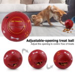 4 Pack Large Dog Treat Ball, Interactive Food Dispensing Puppy Puzzle Toy, Natural Rubber - Image 6