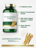 Ashwagandha Supplement 3000Mg | 300 Capsules | Non-Gmo, Gluten Free | by - Image 7