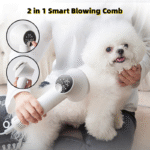 Smart Pet Hair Dryer & Comb – Silent, Safe Grooming for Dogs & Cats - Image 2