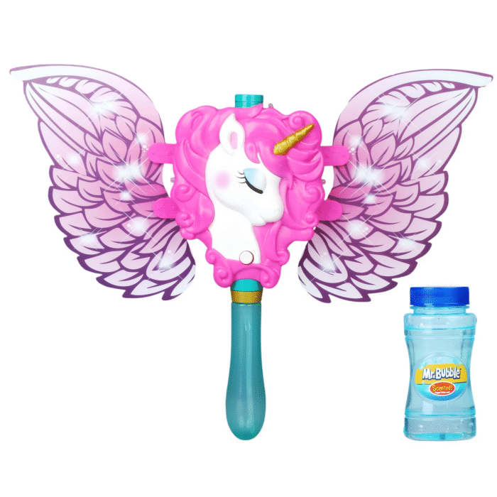 Motorized Musical Unicorn Bubble Blower – Includes 4oz Bubble Solution for Kids 3+ - Image 3