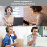 LUXMO Over-Ear Bluetooth Headphones – Wireless Noise-Cancelling Foldable Headset with Mic - Image 8