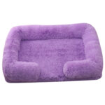 Plush round Pet Bed Dog Bed Winter - Image 13