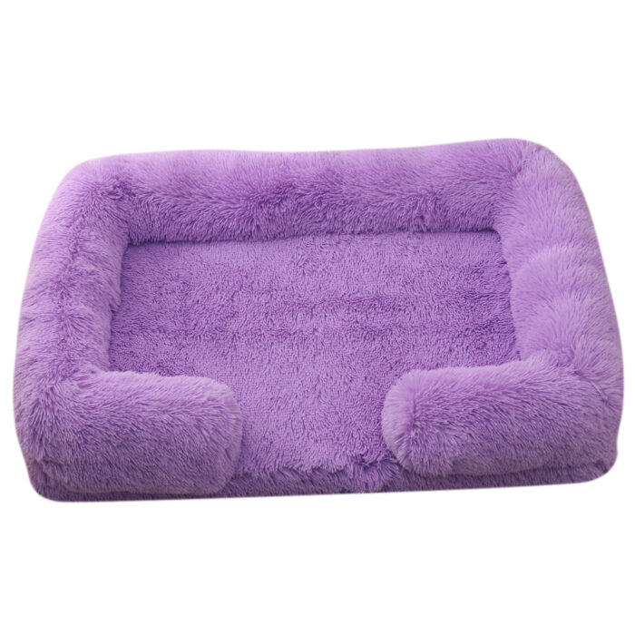 Plush round Pet Bed Dog Bed Winter - Image 13