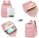 Cute Pink School Backpack – Large Capacity Daypack for Teens & College Students - Image 6