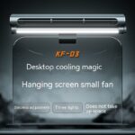 Bladeless Fan Lighting Lamp Laptop Clip Screen Hanging Screen Fan - Image 11