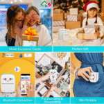 Portable Mini Bluetooth Thermal Printer – 6 Rolls Paper, Inkless Printing for Android & iOS - Image 8