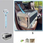 Portable Pet Travel Carrier Bag – Foldable with Safety Zippers