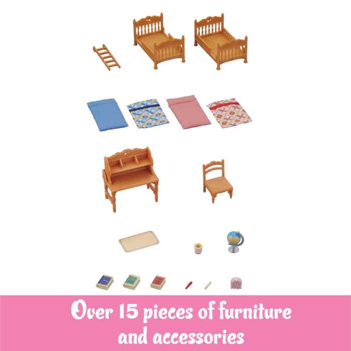 Children'S Bedroom Set, Dollhouse Furniture and Accessories - Image 2