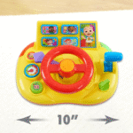 Learning Steering Wheel Toy – Lights & Sounds, Educational, Ages 3+ - Image 6