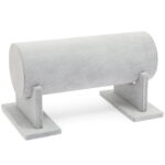 Velvet Headband Organizer Stand – Hair Accessory Storage & Display for Girls & Women (Gray) - Image 8