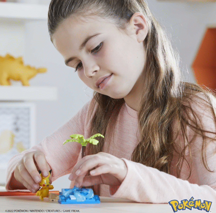Pokemon Building Toy Kit Pikachu'S Beach Splash (79 Pieces) for Kids - Image 2