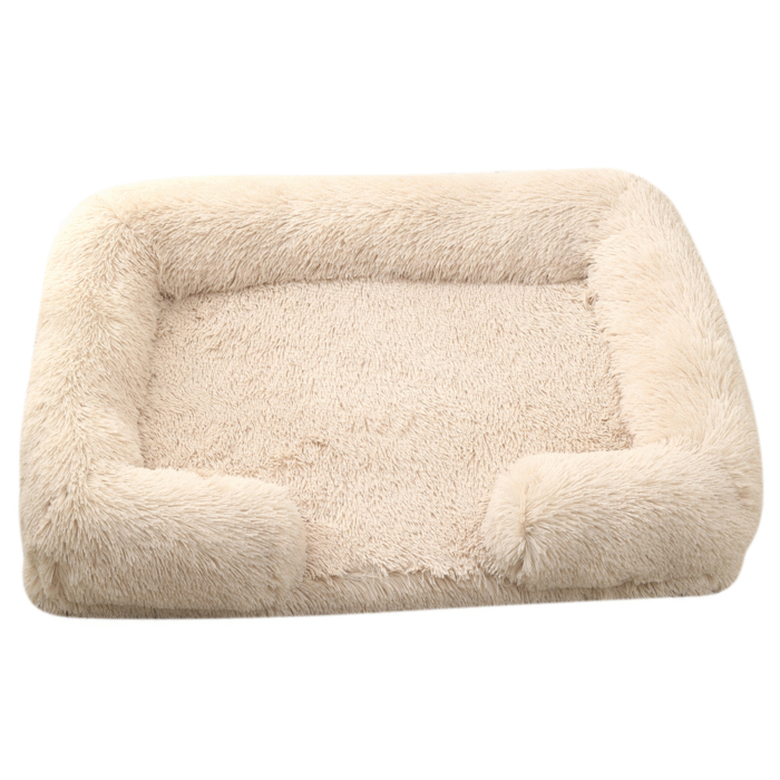 Plush round Pet Bed Dog Bed Winter - Image 2
