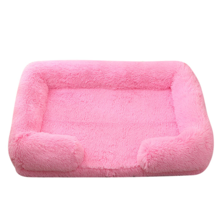 Plush round Pet Bed Dog Bed Winter - Image 6