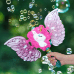 Motorized Musical Unicorn Bubble Blower – Includes 4oz Bubble Solution for Kids 3+ - Image 5