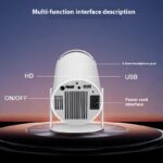 Barrel Machine Projector 1080P Home Office Bedroom - Image 5