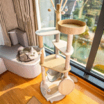 Cat Climbing Frame Large Integrated Shelf Cat Tree - Image 2