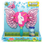 Motorized Musical Unicorn Bubble Blower – Includes 4oz Bubble Solution for Kids 3+