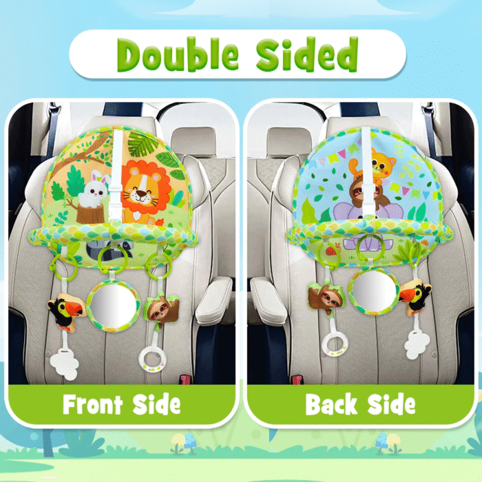 Baby Car Seat Travel Toy – Double-Sided Activity Entertainment for 0-12 Months - Image 10