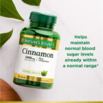 Nature’s Bounty Cinnamon 2000mg + Chromium – Sugar Metabolism Support, 60 Capsules - Image 4