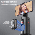 Auto Face Tracking Phone Tripod – 360° Rotation, No App Needed, Smart Camera Stand - Image 3