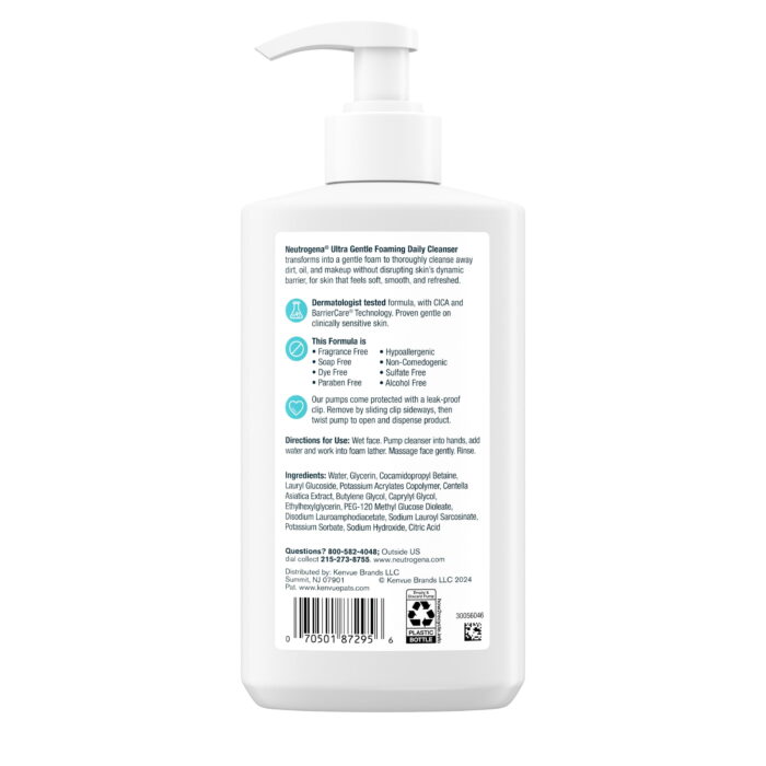 (2 Pack)  Ultra Gentle Daily Foaming Facial Cleanser, 12 Fl. Oz - Image 19