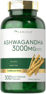 Ashwagandha Supplement 3000Mg | 300 Capsules | Non-Gmo, Gluten Free | by