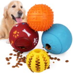 4 Pack Large Dog Treat Ball, Interactive Food Dispensing Puppy Puzzle Toy, Natural Rubber - Image 10