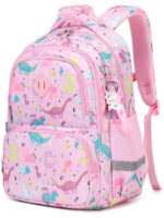 Kawaii Printed School Backpack – Lightweight, Waterproof, Pink Unicorn Design - Image 10