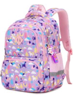 Kawaii Printed School Backpack – Lightweight, Waterproof, Pink Unicorn Design - Image 15