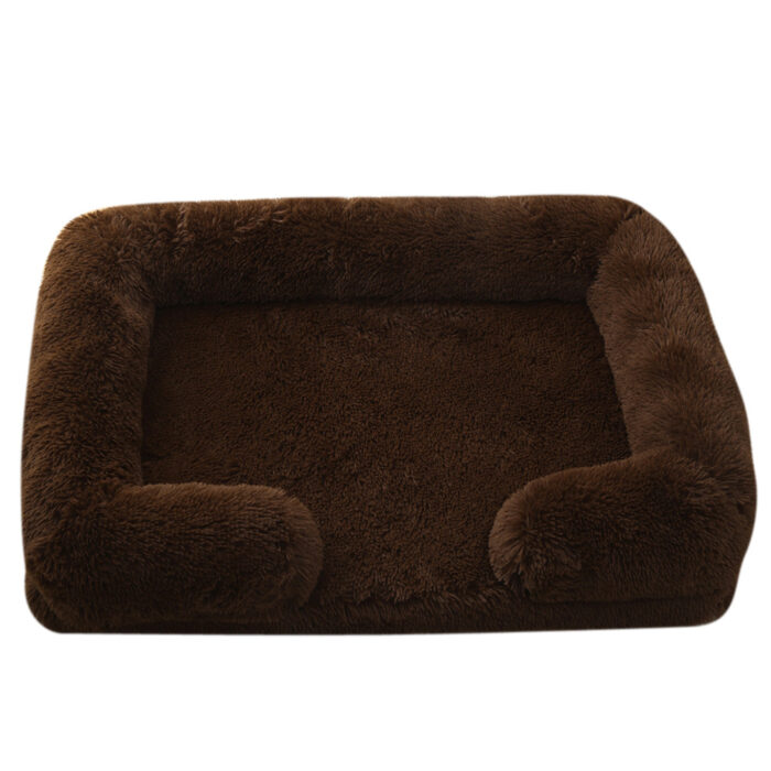 Plush round Pet Bed Dog Bed Winter - Image 10