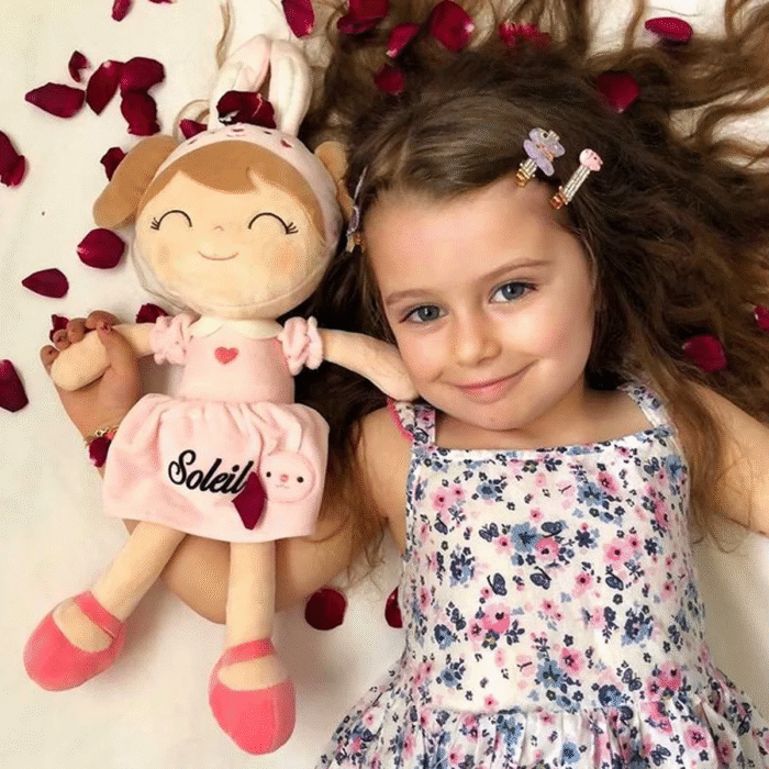 Soft Doll Baby Doll Girl Gifts Plush Bunny Dolls 14" with Gift Box - Image 11