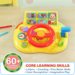 Learning Steering Wheel Toy – Lights & Sounds, Educational, Ages 3+ - Image 5