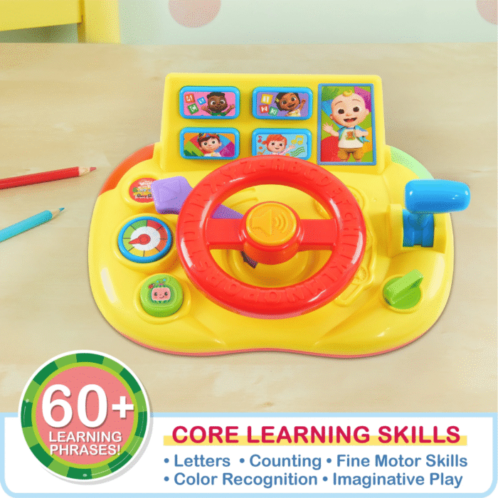 Learning Steering Wheel Toy – Lights & Sounds, Educational, Ages 3+ - Image 5