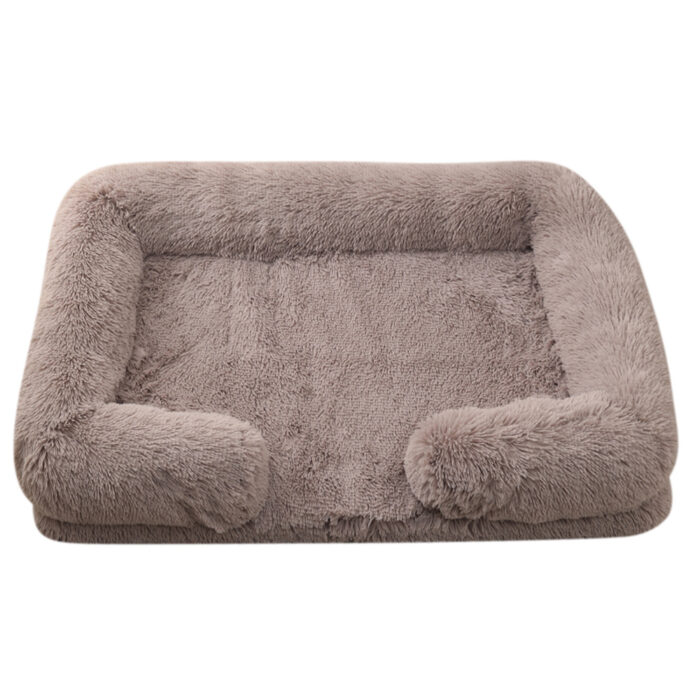 Plush round Pet Bed Dog Bed Winter - Image 9