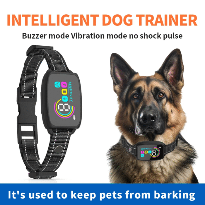 Smart Anti-Bark Dog Collar – Rechargeable, Waterproof, Digital Display - Image 3