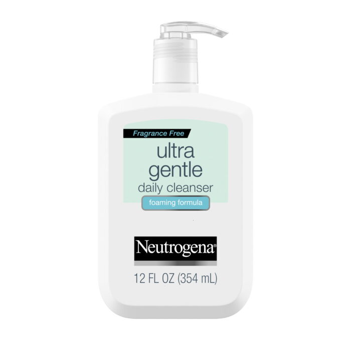 (2 Pack)  Ultra Gentle Daily Foaming Facial Cleanser, 12 Fl. Oz - Image 2