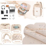 Cute Pink School Backpack – Large Capacity Daypack for Teens & College Students - Image 3