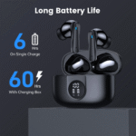 Wireless Earbuds – Bluetooth 5.4 Headphones with Noise-Cancelling Mic, 60H Playtime, LED Case, IP7 Waterproof - Image 4