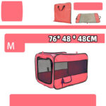 Portable Pet Travel Carrier Bag – Foldable with Safety Zippers - Image 7