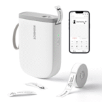 Mini Bluetooth Wireless Label Printer with Tape, Pink - Image 11