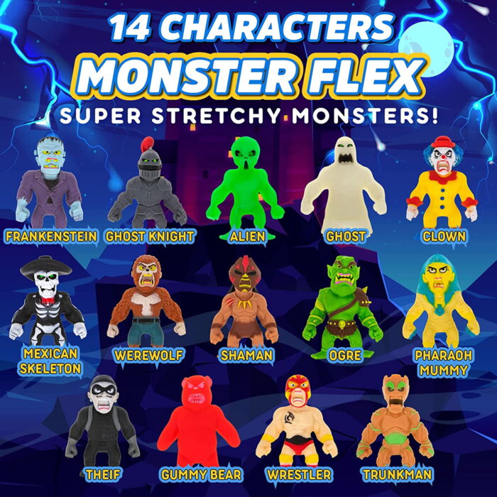 Monster Stretchy Fidget Toy Squishy Toys for Boys & Girls Monster Series 3 Treeman - Image 7
