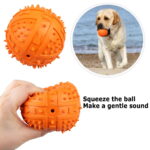 4 Pack Large Dog Treat Ball, Interactive Food Dispensing Puppy Puzzle Toy, Natural Rubber - Image 4